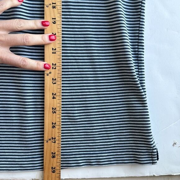 UNTUCKit Men’s XL Polo Shirt Blue Navy Striped‎ Pima Cotton Casual Short Sleeve - Picture 11 of 11